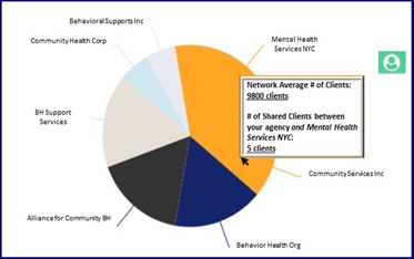 Figure 4: Clients Shared Among Network Agencies