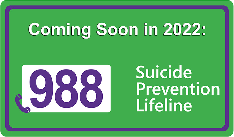 Coming soon: 988 suicide prevention lifeline